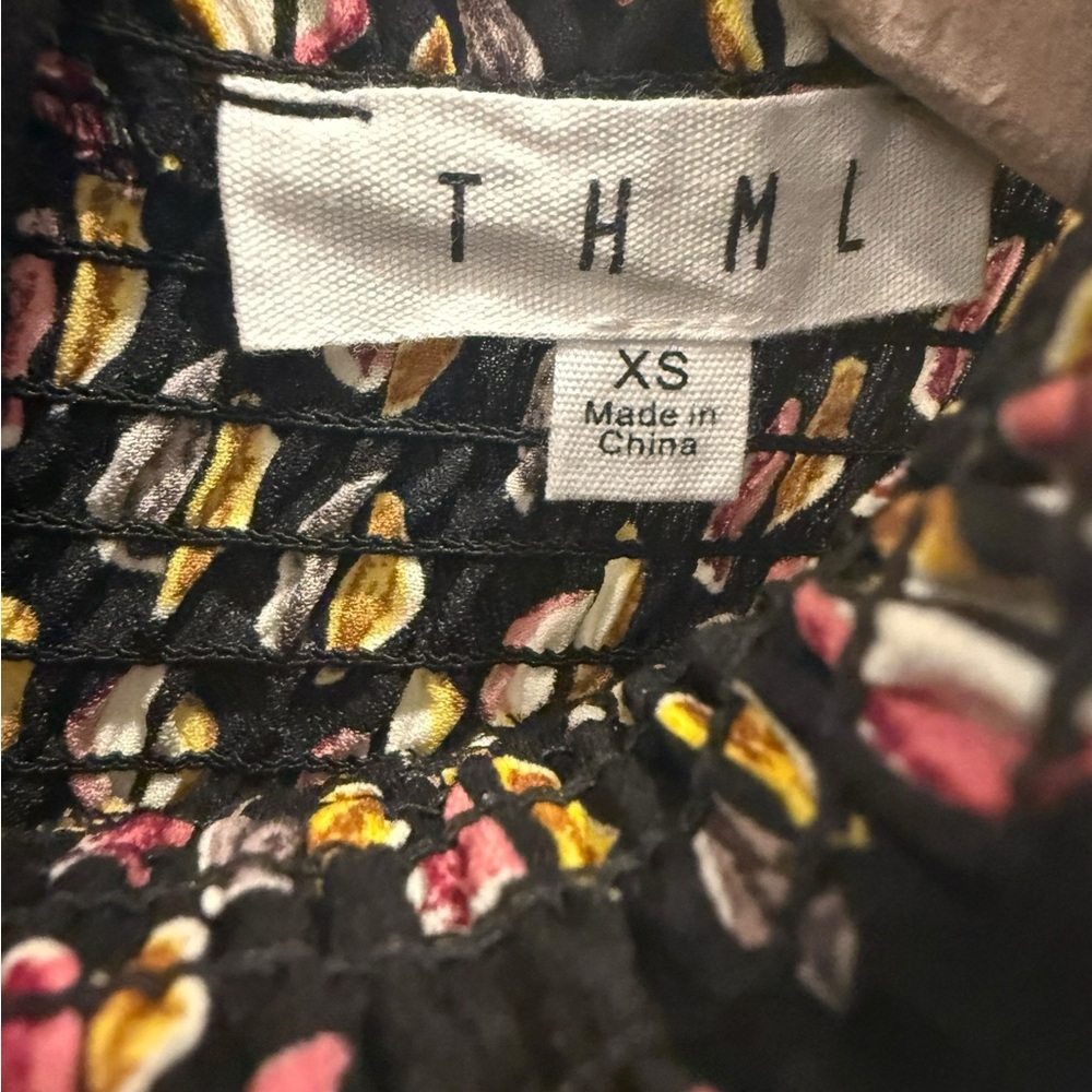 THML Black and Gold Mini Dress - Picture 3 of 3
